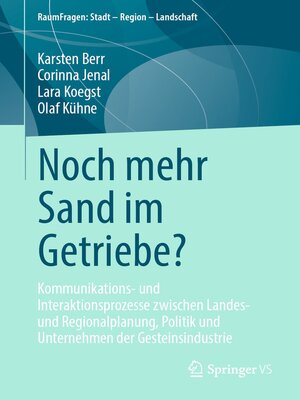 cover image of Noch mehr Sand im Getriebe?
